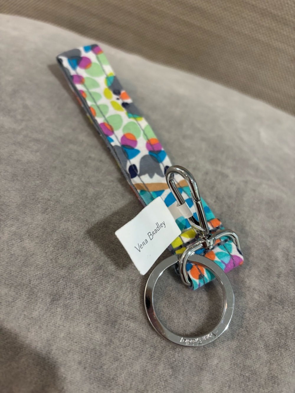 Vera Bradley Fabric Wristlet Keychain